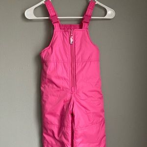 London Fog Bib Overalls 2T Hot Pink Winter